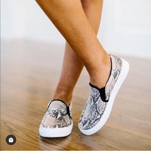Snakeskin sneakers